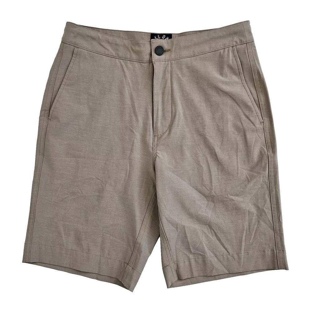 Faherty All Day Shorts (Mens 32) Drawstring Lounge Bermuda Stretch 9" Inseam Tan